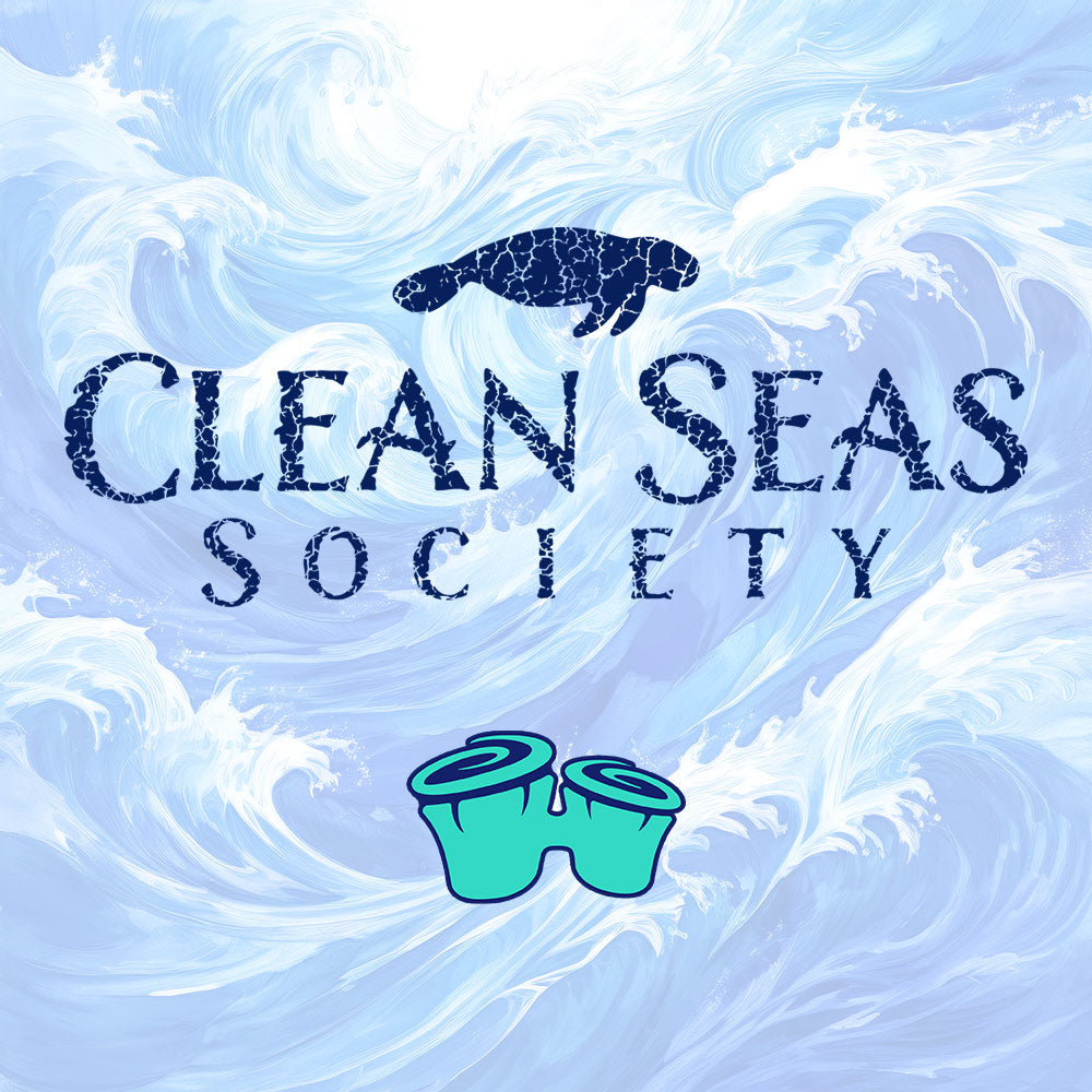 Clean Seas Society Logo and Bong Brand