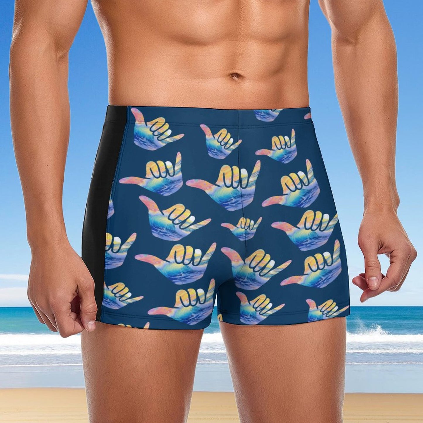 Men's Swimming Trunks | Shaka Pattern