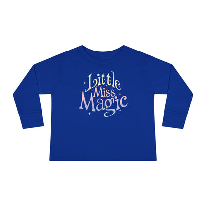 Toddler Long Sleeve Tee For Girls | Little Miss Magic Tee