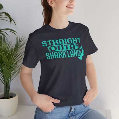 Beachy | Bella+Canvas | Straight Outa' Shark Land | T-Shirt