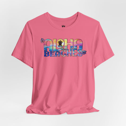 T-Shirts Beachy | Bella+Canvas | Aloha Beach Scene | T-Shirt