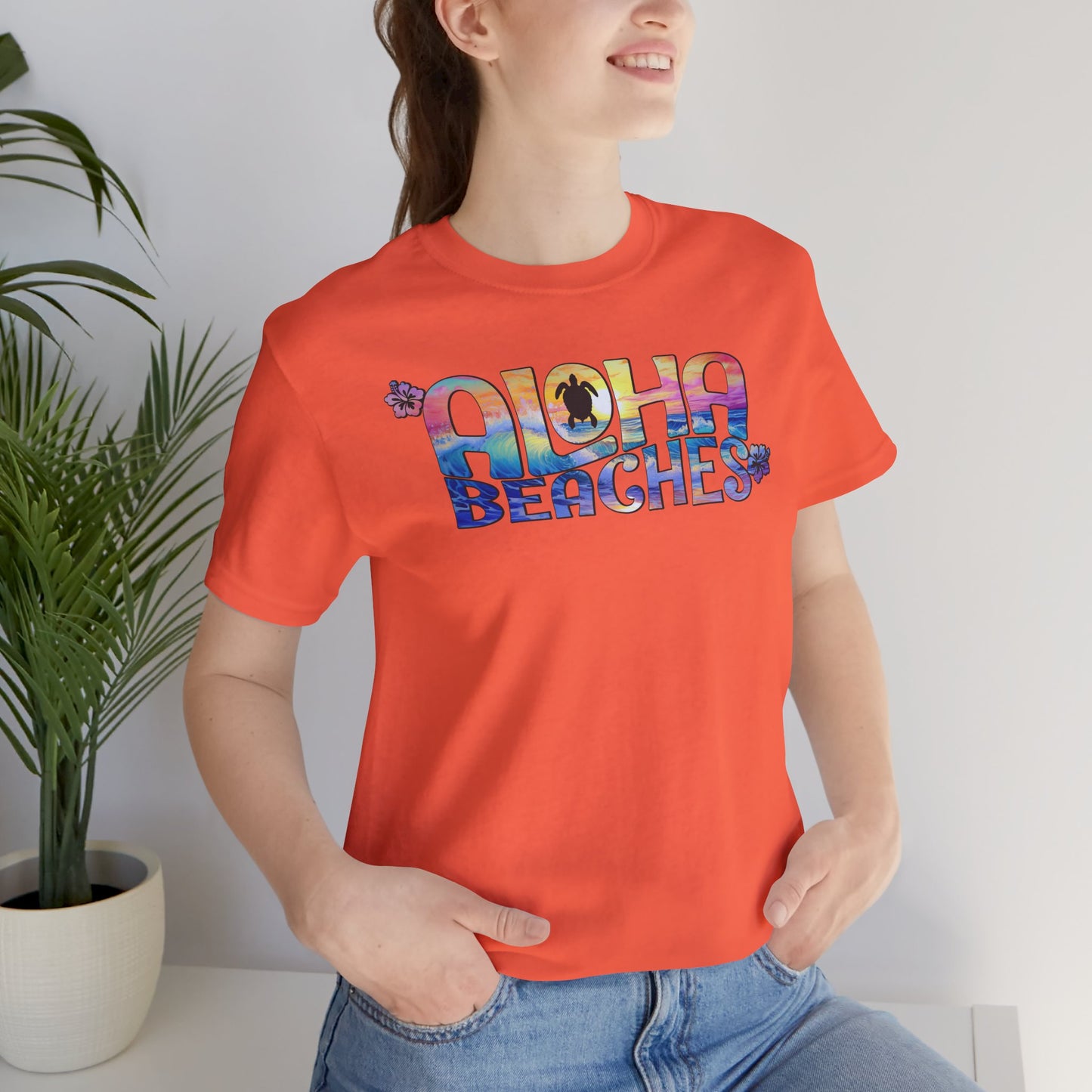 Beachy | Bella+Canvas | Aloha Beach Scene | T-Shirt