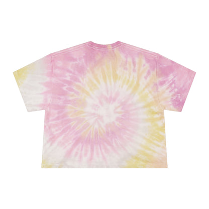 Women's Tie-Dye Crop Tee | Sun Shaka Crossed Surfboards