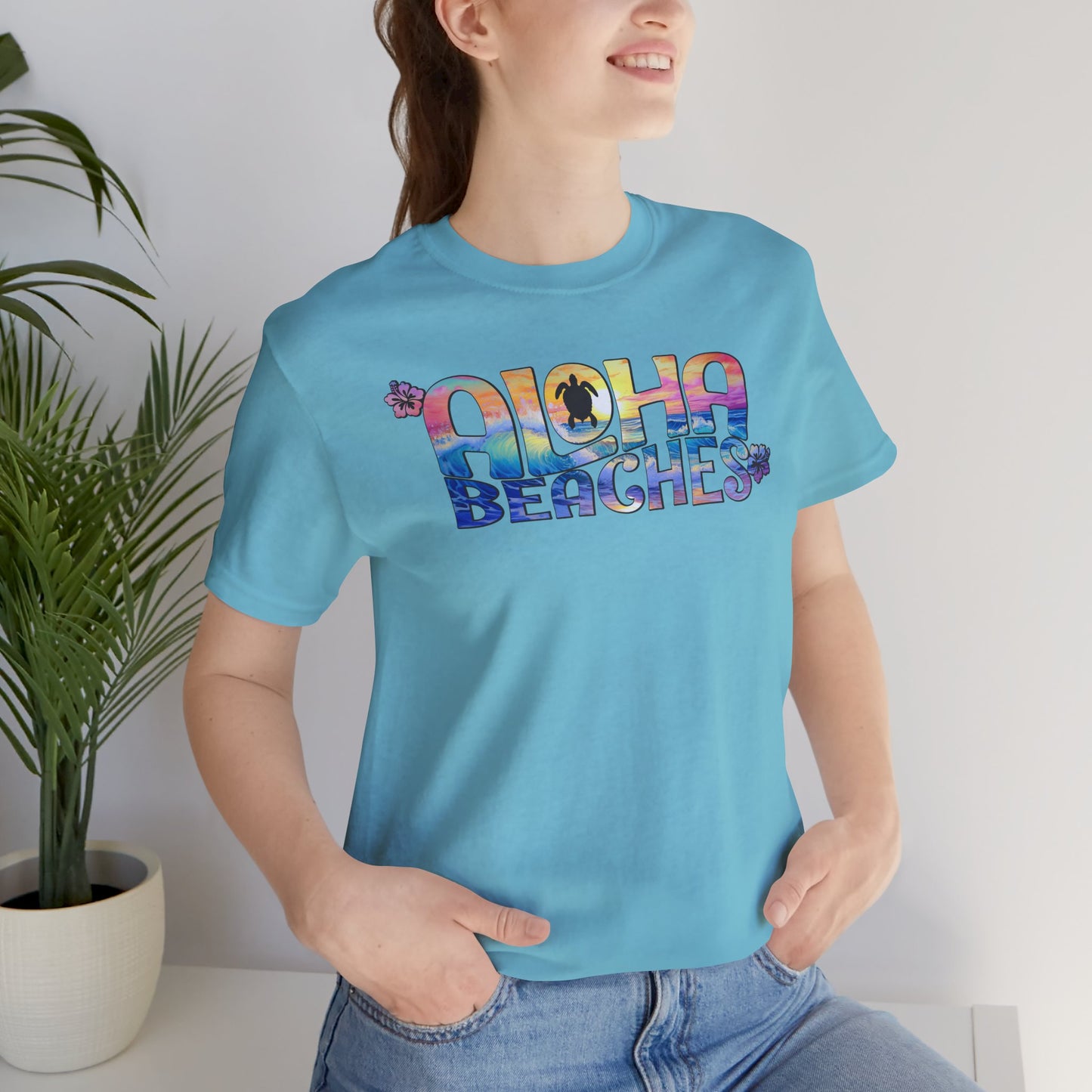 Beachy | Bella+Canvas | Aloha Beach Scene | T-Shirt