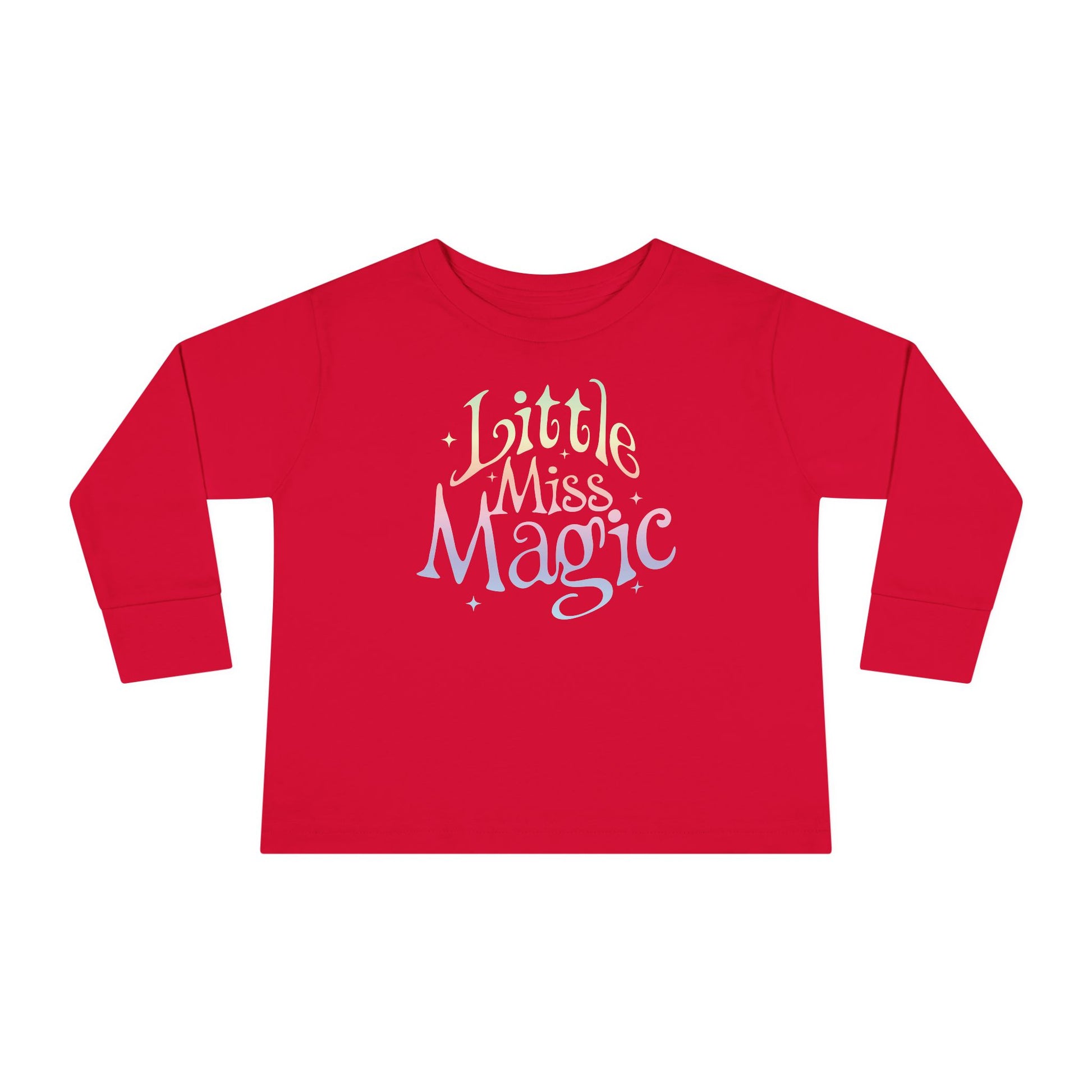 Toddler Long Sleeve Tee For Girls | Little Miss Magic Tee