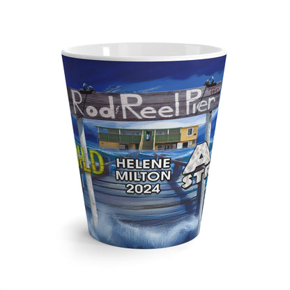 12 oz Latte Mug Fundraiser for Rebuilding The Rod & Reel Pier