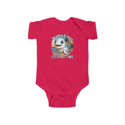 Baby Finn | Infant Bodysuit With Cute Little Shark Print