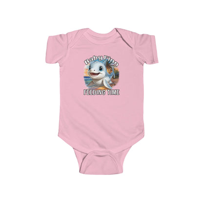 Baby Finn | Infant Bodysuit With Cute Little Shark Print