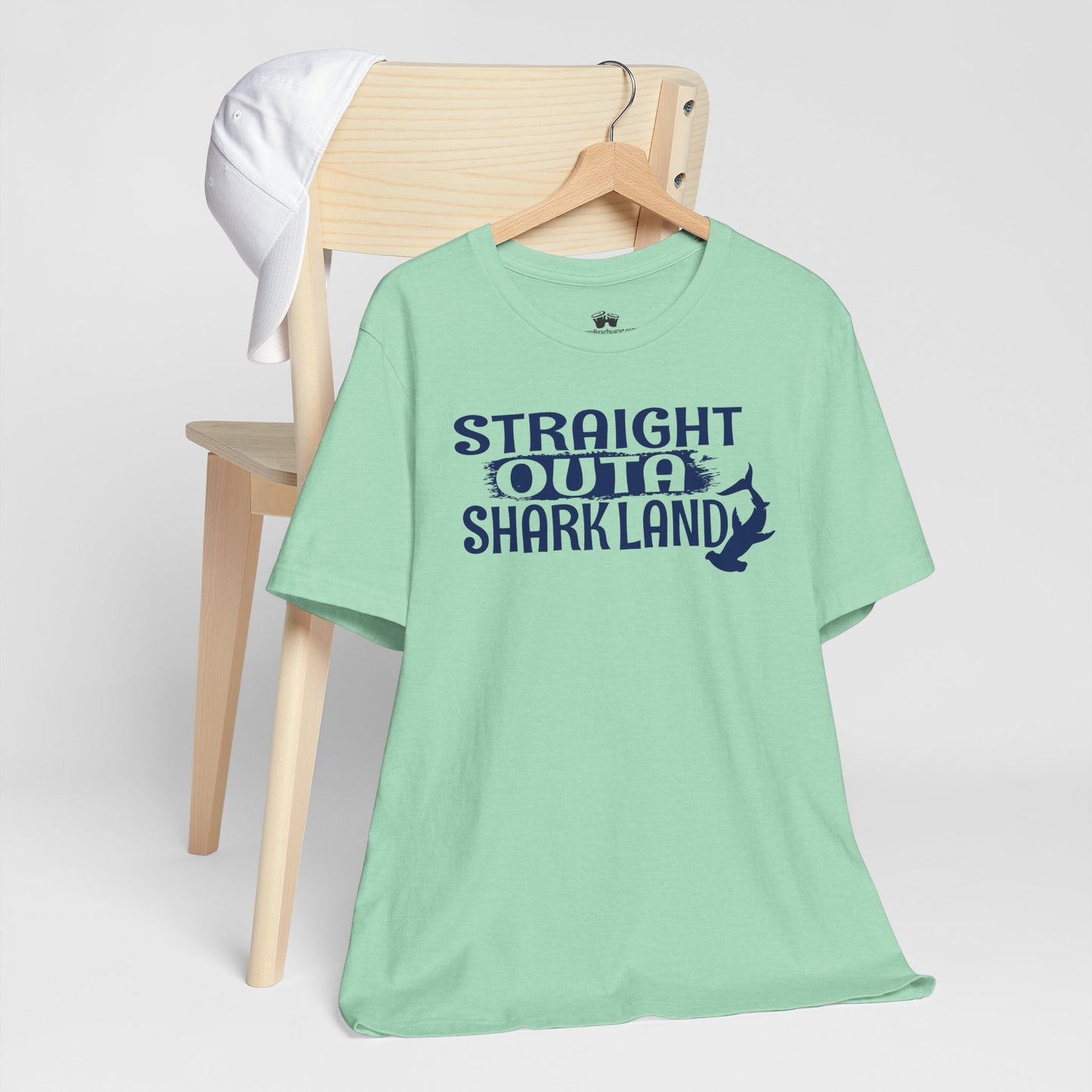 Beachy | Bella+Canvas | Straight Outa' Shark Land | T-Shirt