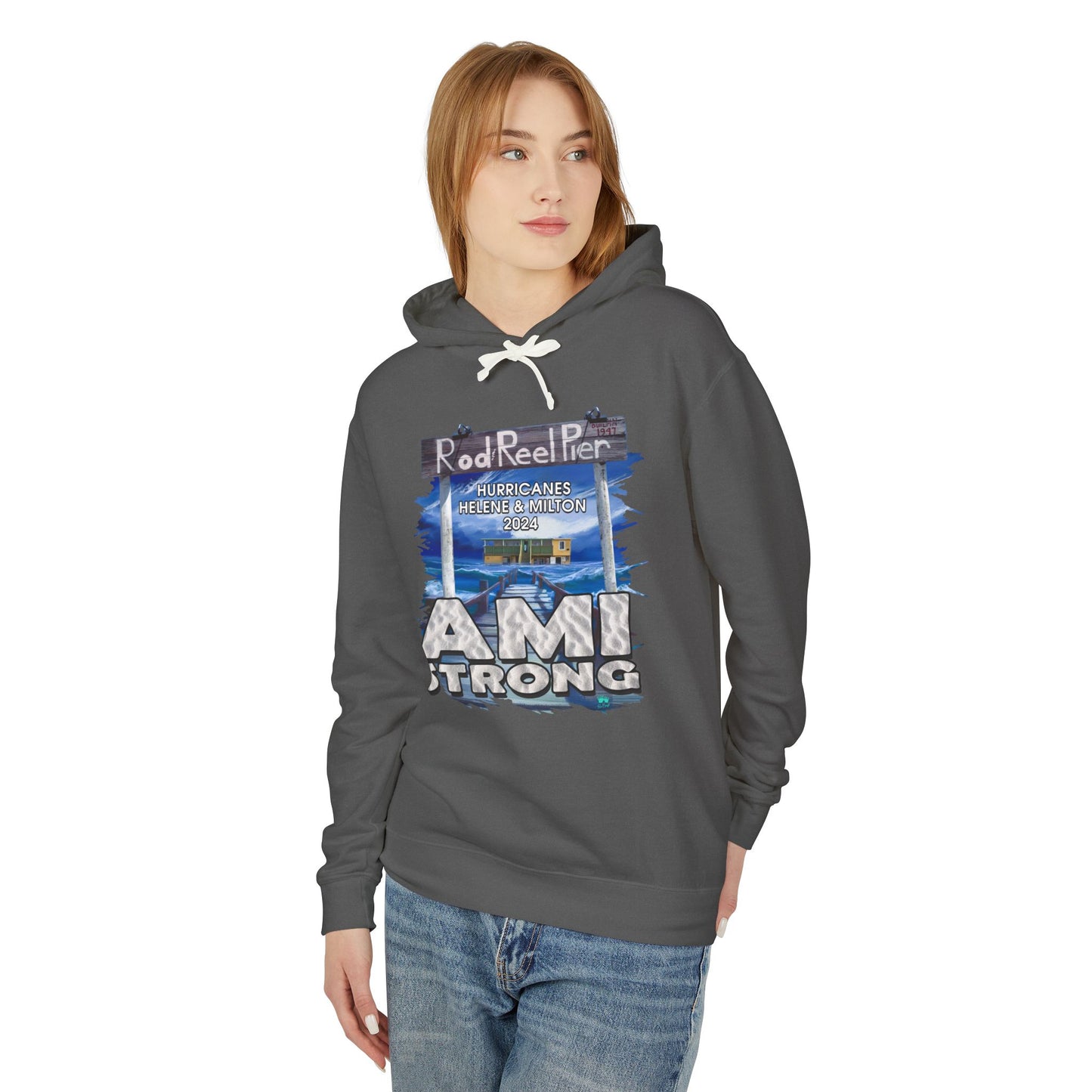 Rod & Reel Pier Fundraiser | Lightweight Hoodie