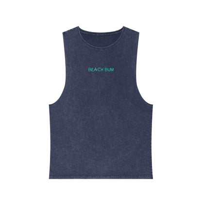 T-Shirts Stonewash Tank Top - Beach Bum Summer Vibes