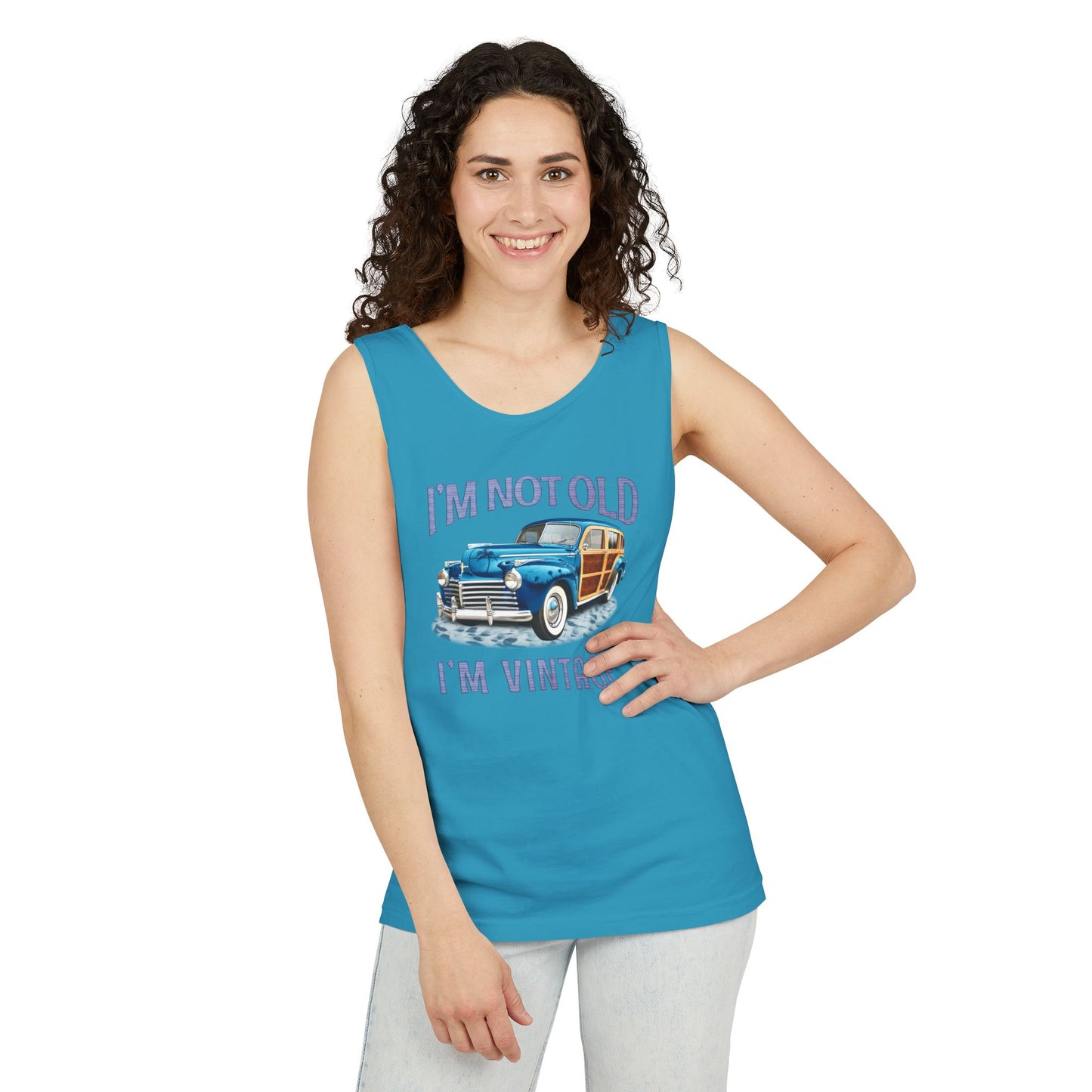 Surf Wagon | Classic Cars | Garment Dyed Tank Top 🤙