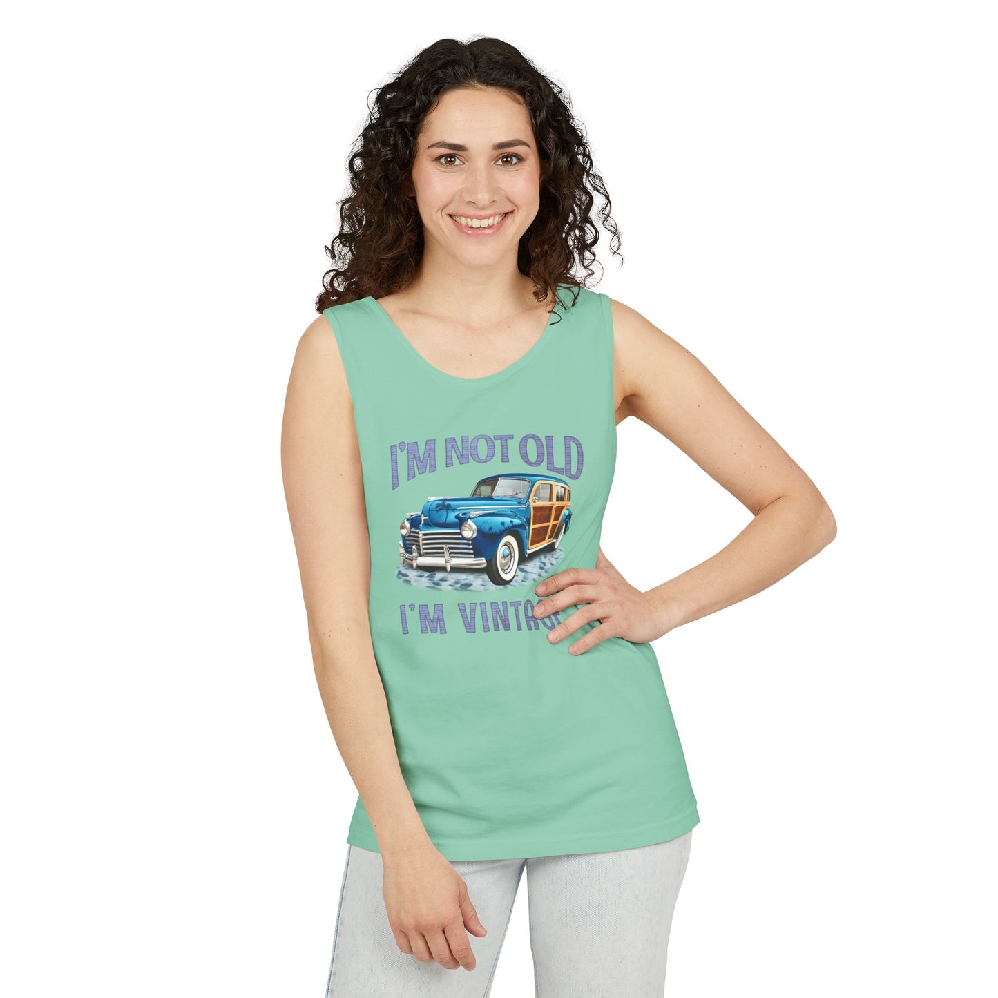 Surf Wagon | Classic Cars | Garment Dyed Tank Top 🤙