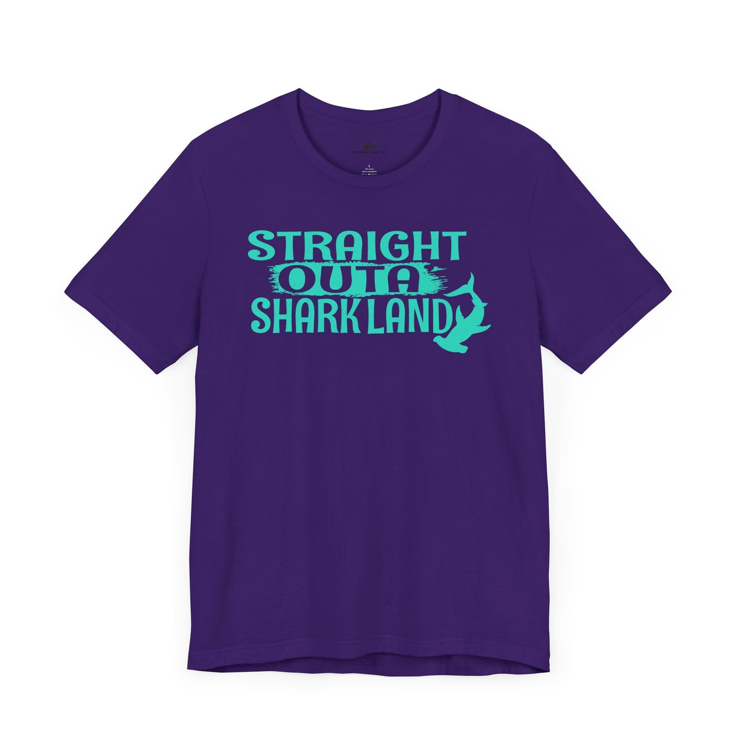 T-Shirts Beachy | Bella+Canvas | Straight Outa' Shark Land | T-Shirt