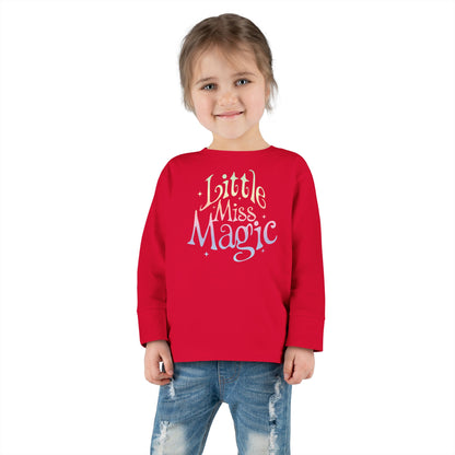 Toddler Long Sleeve Tee For Girls | Little Miss Magic Tee