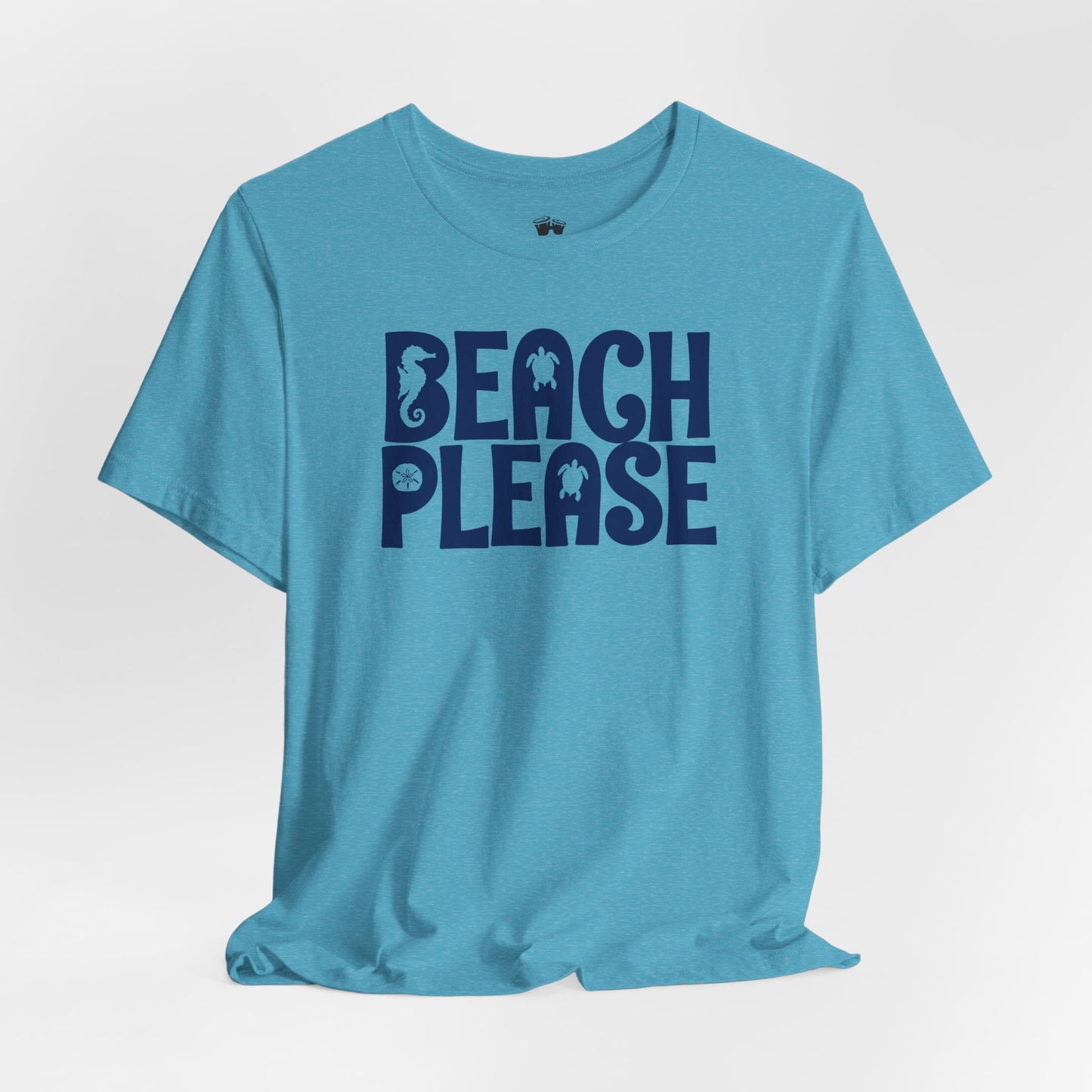 Beachy | Bella+Canvas | Beach Please | T-Shirt