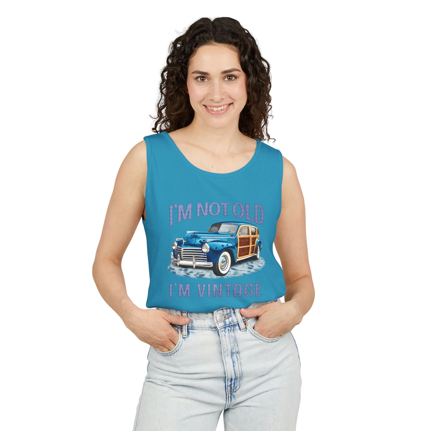 Surf Wagon | Classic Cars | Garment Dyed Tank Top 🤙