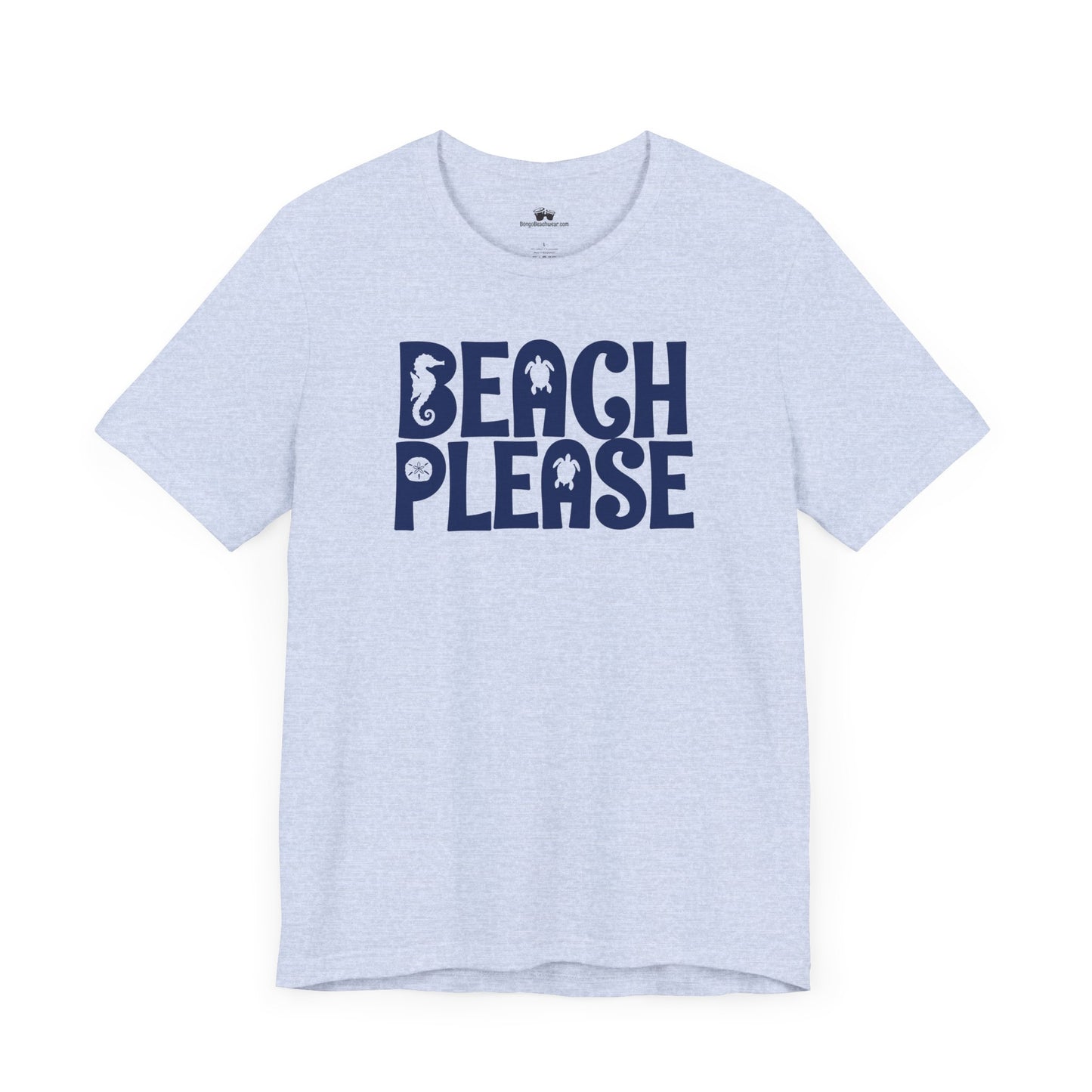 Beachy | Bella+Canvas | Beach Please | T-Shirt