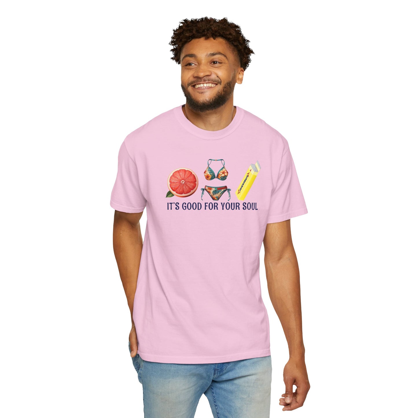 Grapefruit Juicy Fruit  | Garment-Dyed Comfort Color T-Shirt