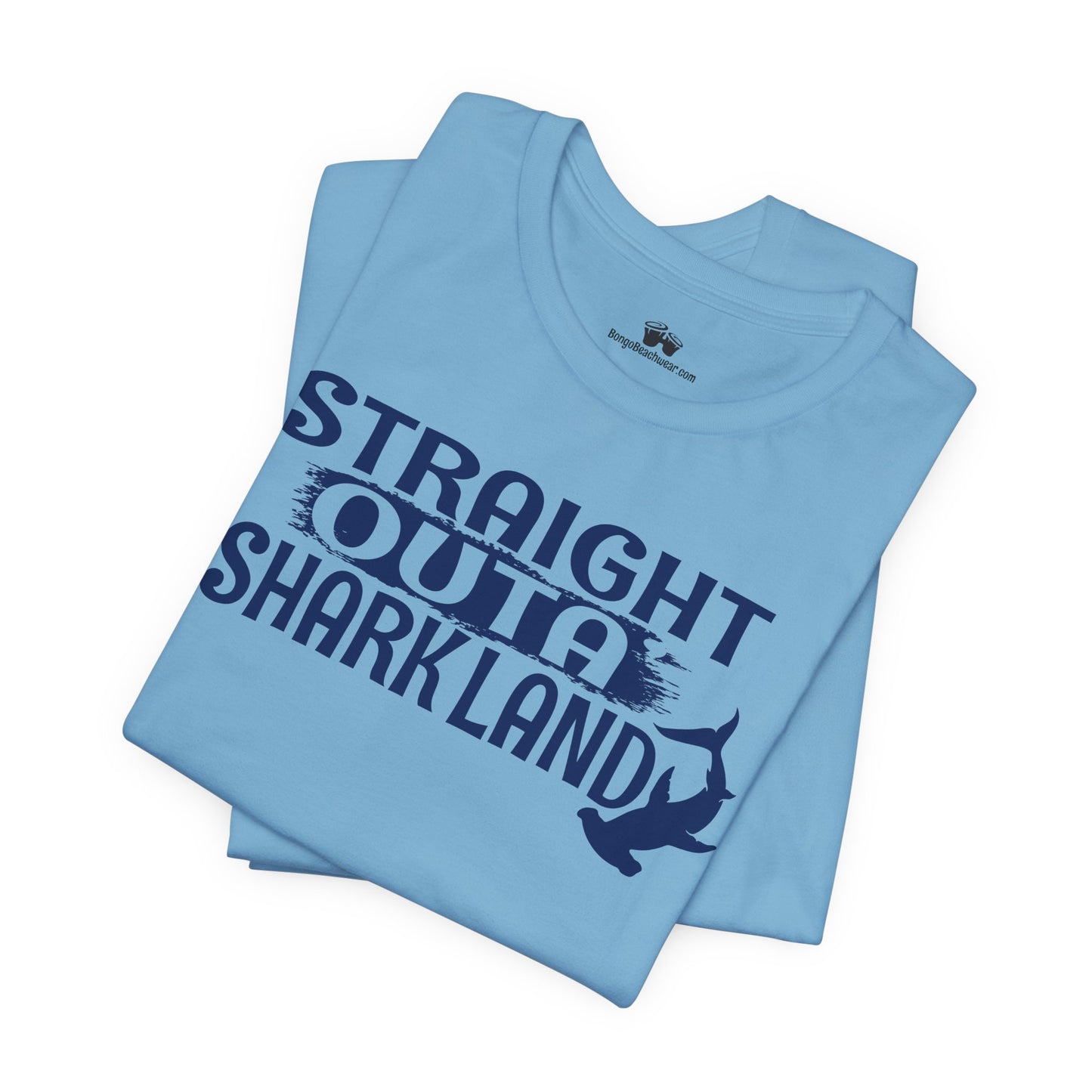 Beachy | Bella+Canvas | Straight Outa' Shark Land | T-Shirt