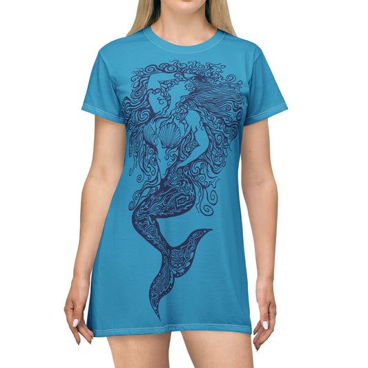 Zen Mermaid T-Shirt Dress