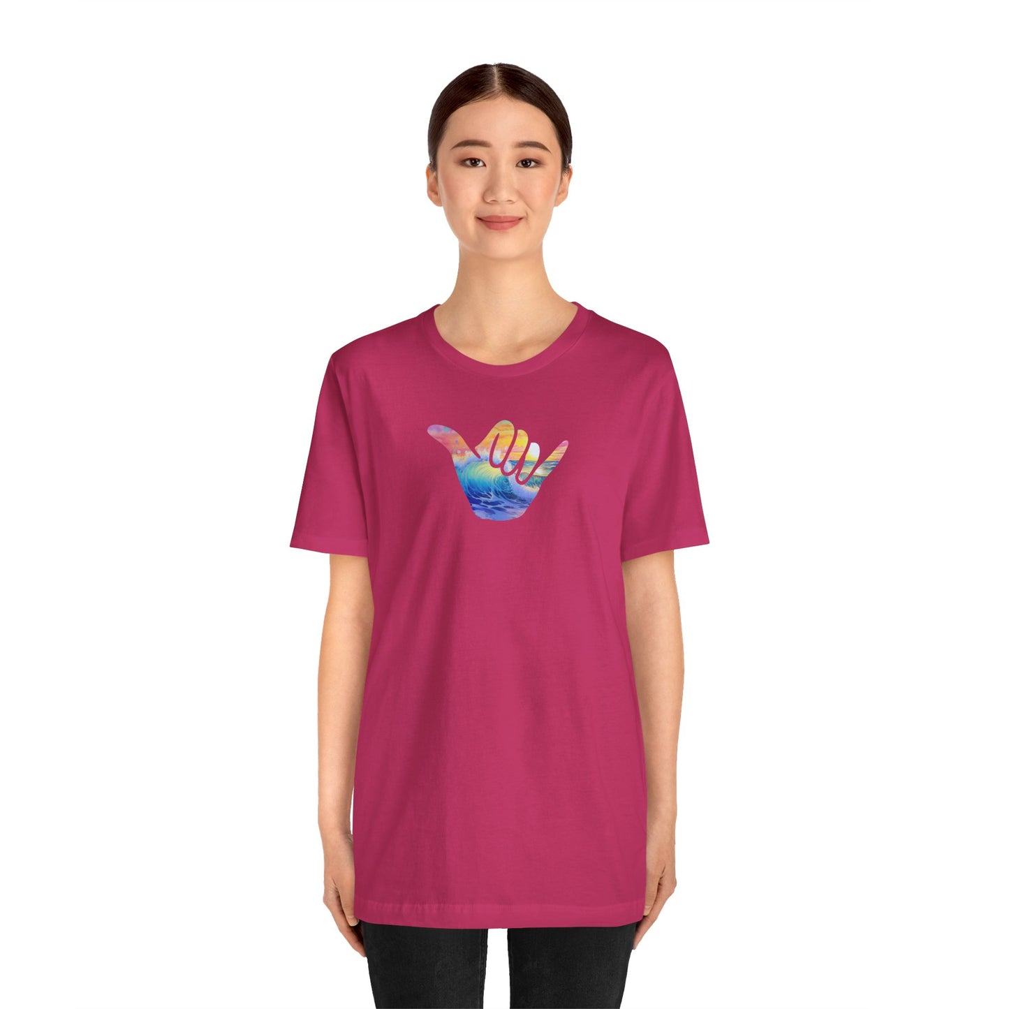 Beachy | Bella+Canvas | Shaka Wave | T-Shirt