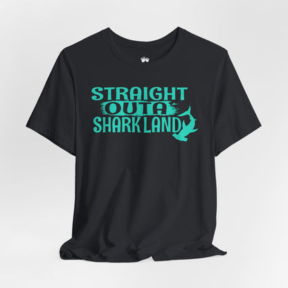 Beachy | Bella+Canvas | Straight Outa' Shark Land | T-Shirt