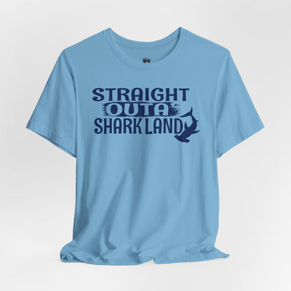 T-Shirts Beachy | Bella+Canvas | Straight Outa' Shark Land | T-Shirt