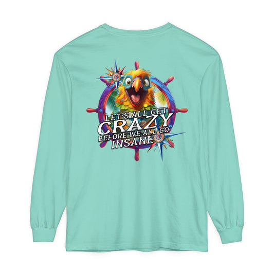 Crazy ParrotHead Long Sleeve T-Shirt - Unisex