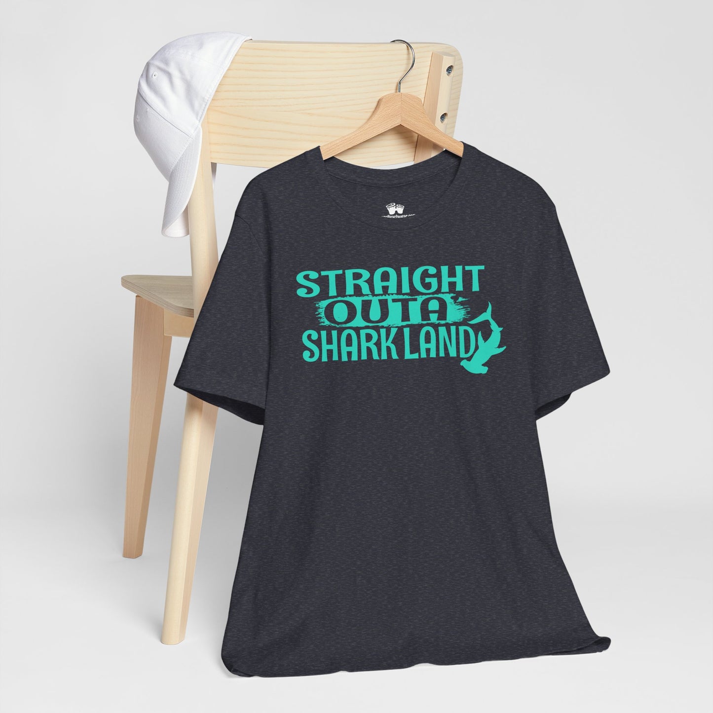 Beachy | Bella+Canvas | Straight Outa' Shark Land | T-Shirt