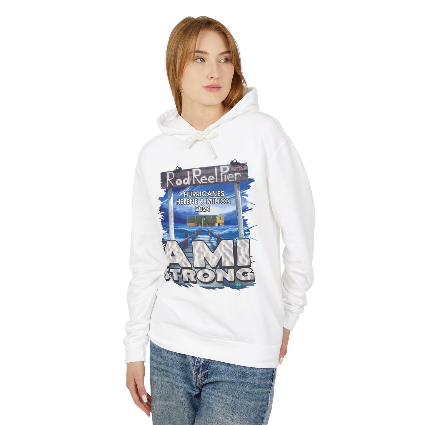 Rod & Reel Pier Fundraiser | Lightweight Hoodie