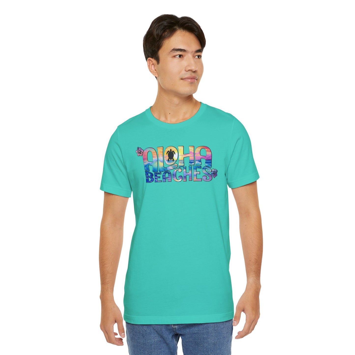 Beachy | Bella+Canvas | Aloha Beach Scene | T-Shirt