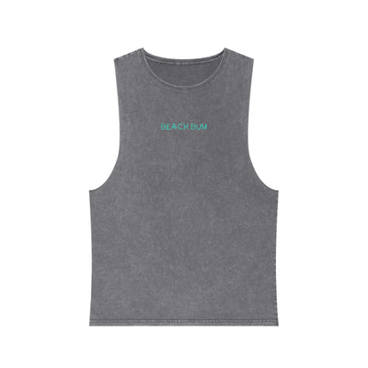 T-Shirts Stonewash Tank Top - Beach Bum Summer Vibes