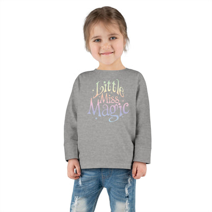 Toddler Long Sleeve Tee For Girls | Little Miss Magic Tee