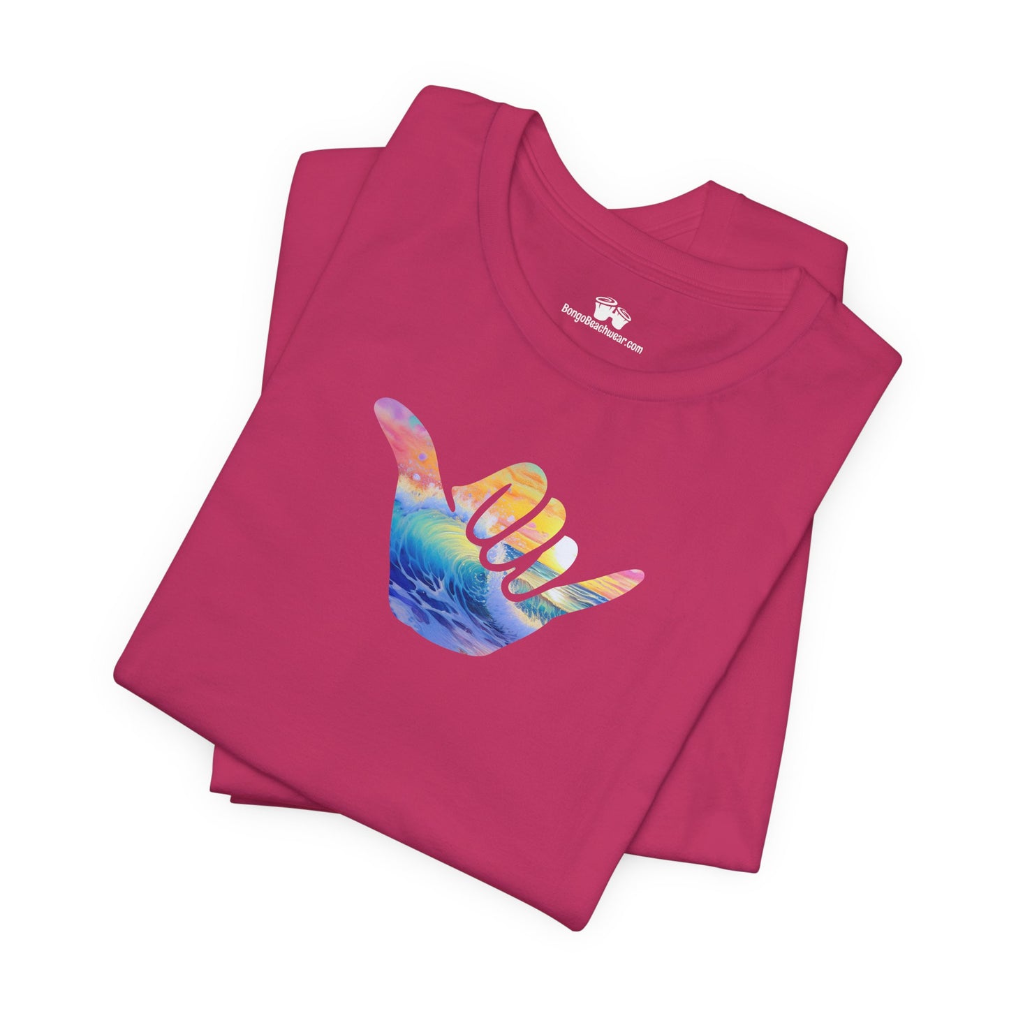 Beachy | Bella+Canvas | Shaka Wave | T-Shirt