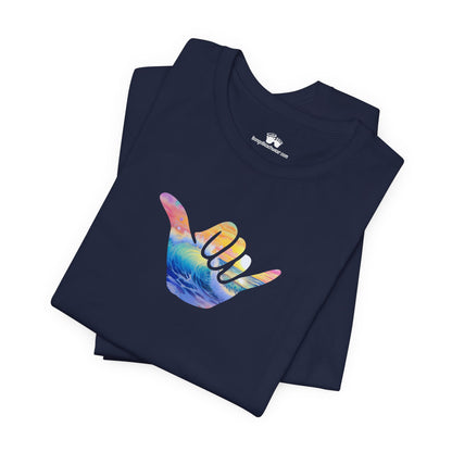 Beachy | Bella+Canvas | Shaka Wave | T-Shirt