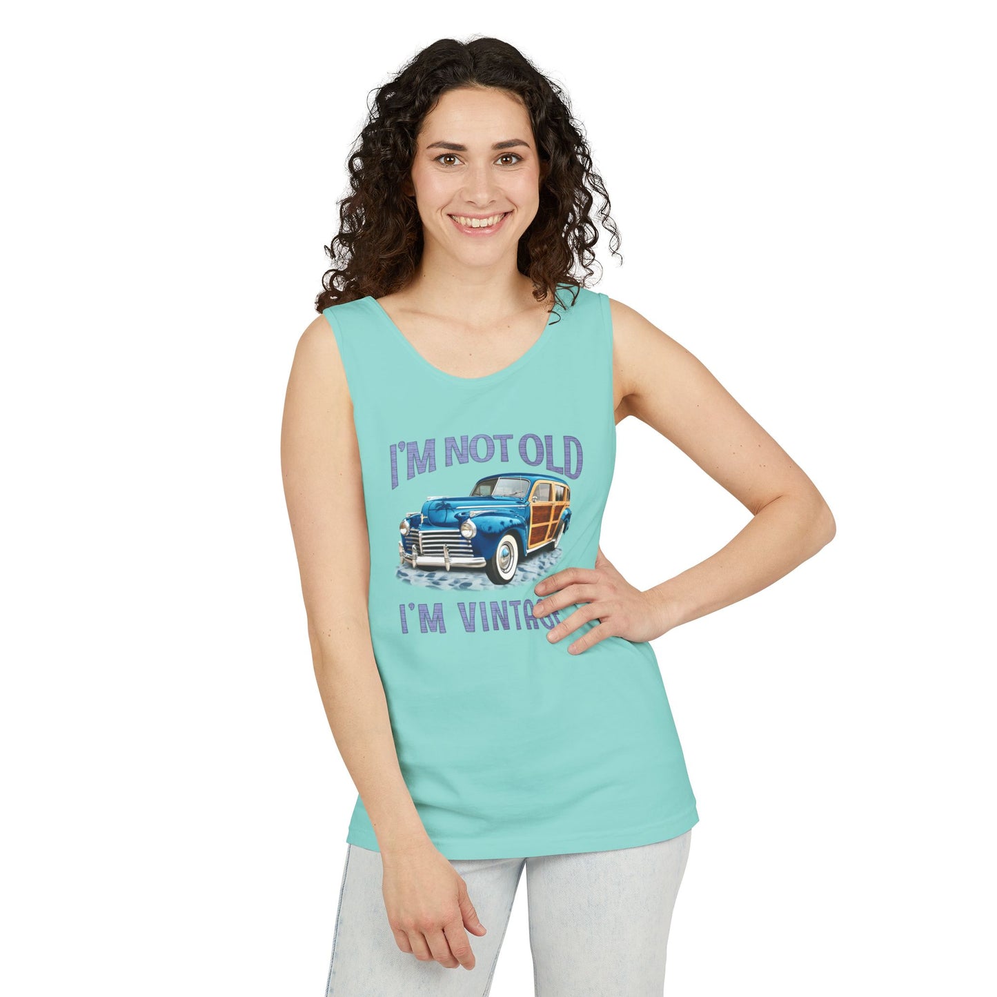 Surf Wagon | Classic Cars | Garment Dyed Tank Top 🤙