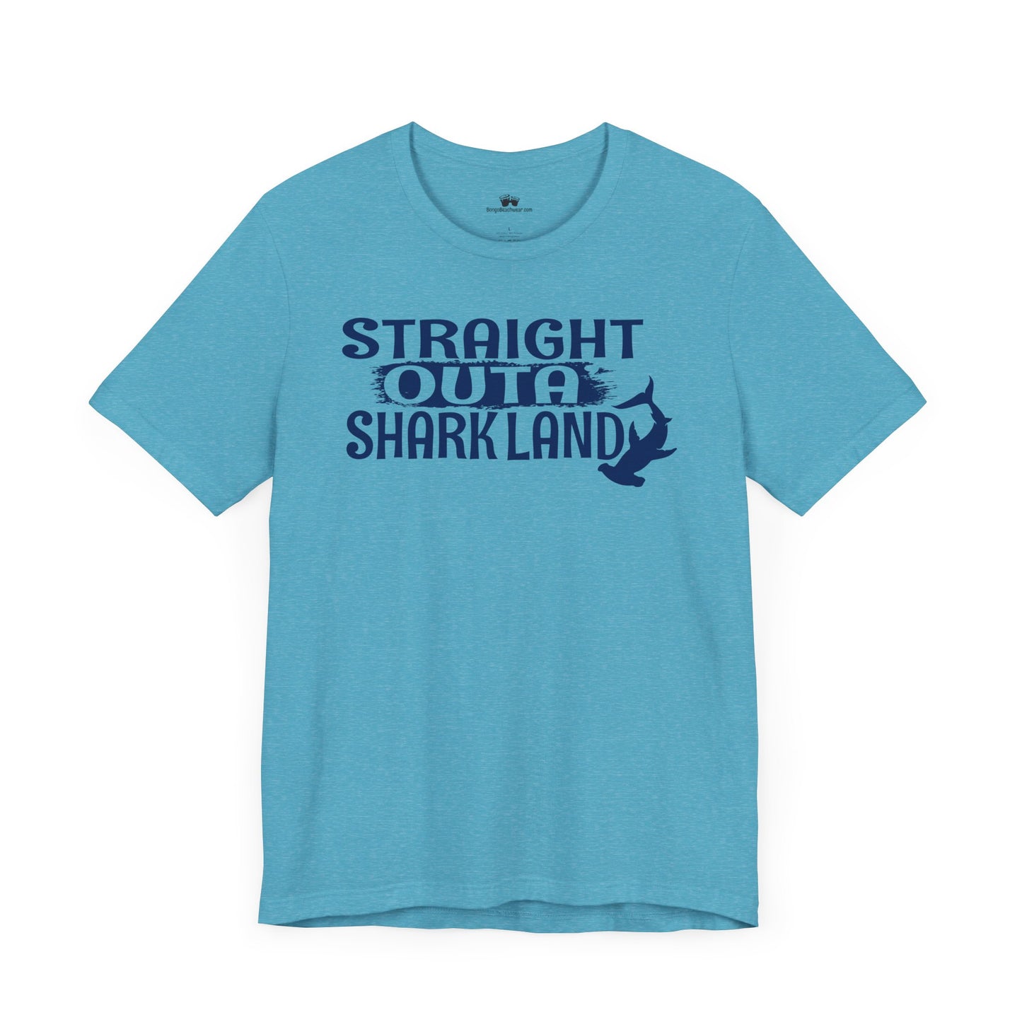 T-Shirts Beachy | Bella+Canvas | Straight Outa' Shark Land | T-Shirt