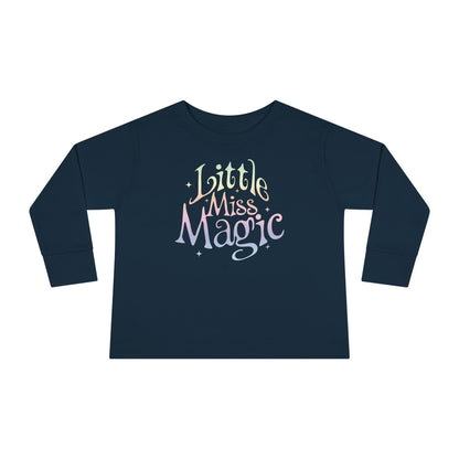 Toddler Long Sleeve Tee For Girls | Little Miss Magic Tee