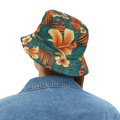 Hawaiian Print Bucket Hat