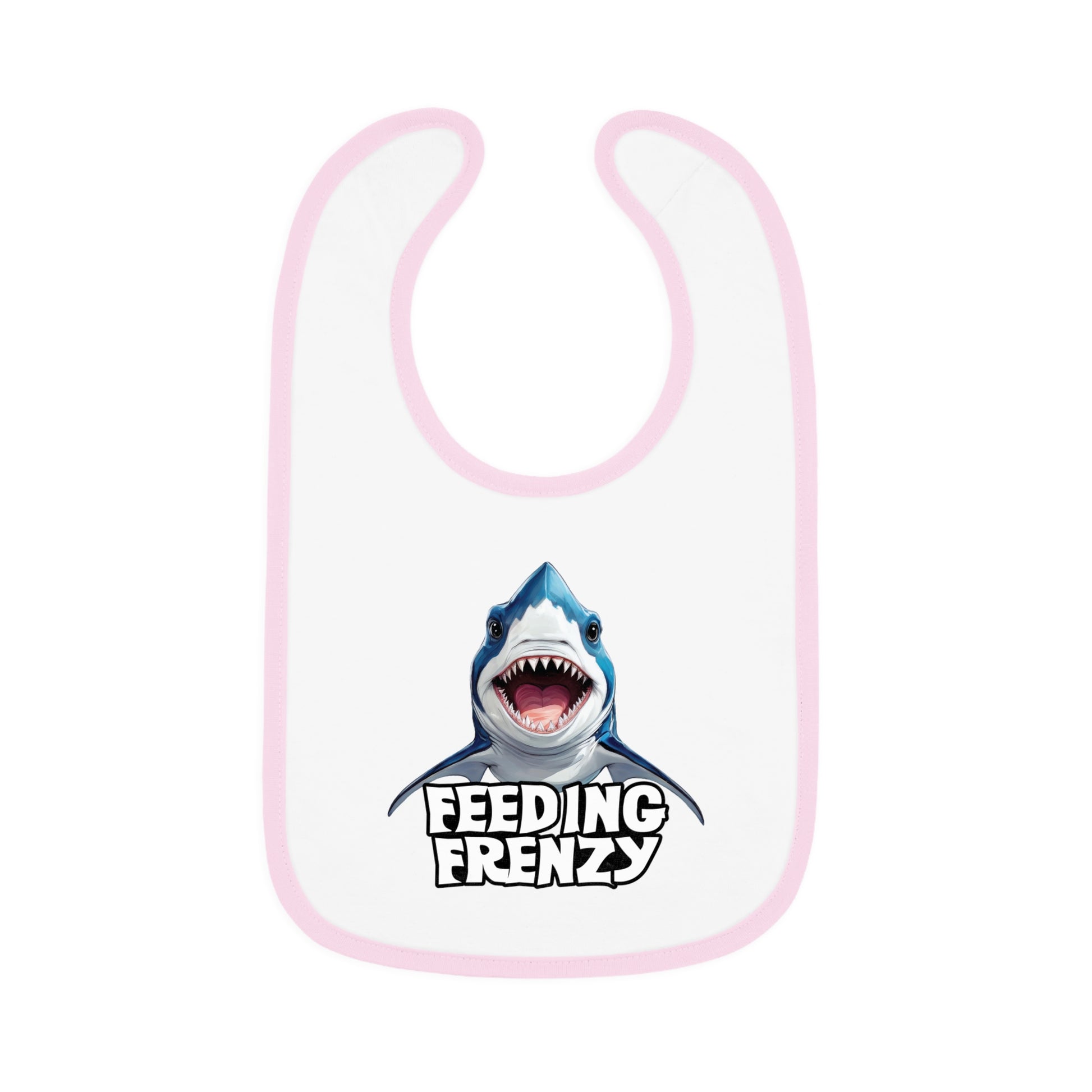 Feeding Frenzy Baby Bib | With Cute Baby Shark Art