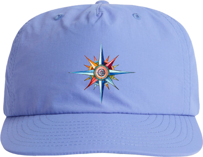 Surf Cap - Coastal Surf Cap With Cool Nautical Compass Design