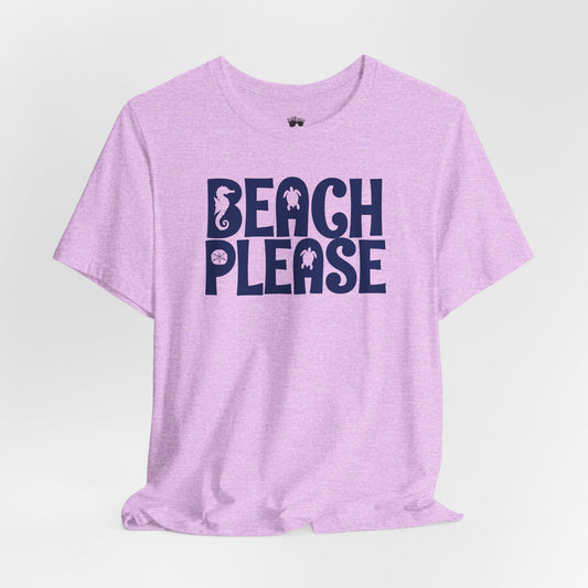 Beachy | Bella+Canvas | Beach Please | T-Shirt