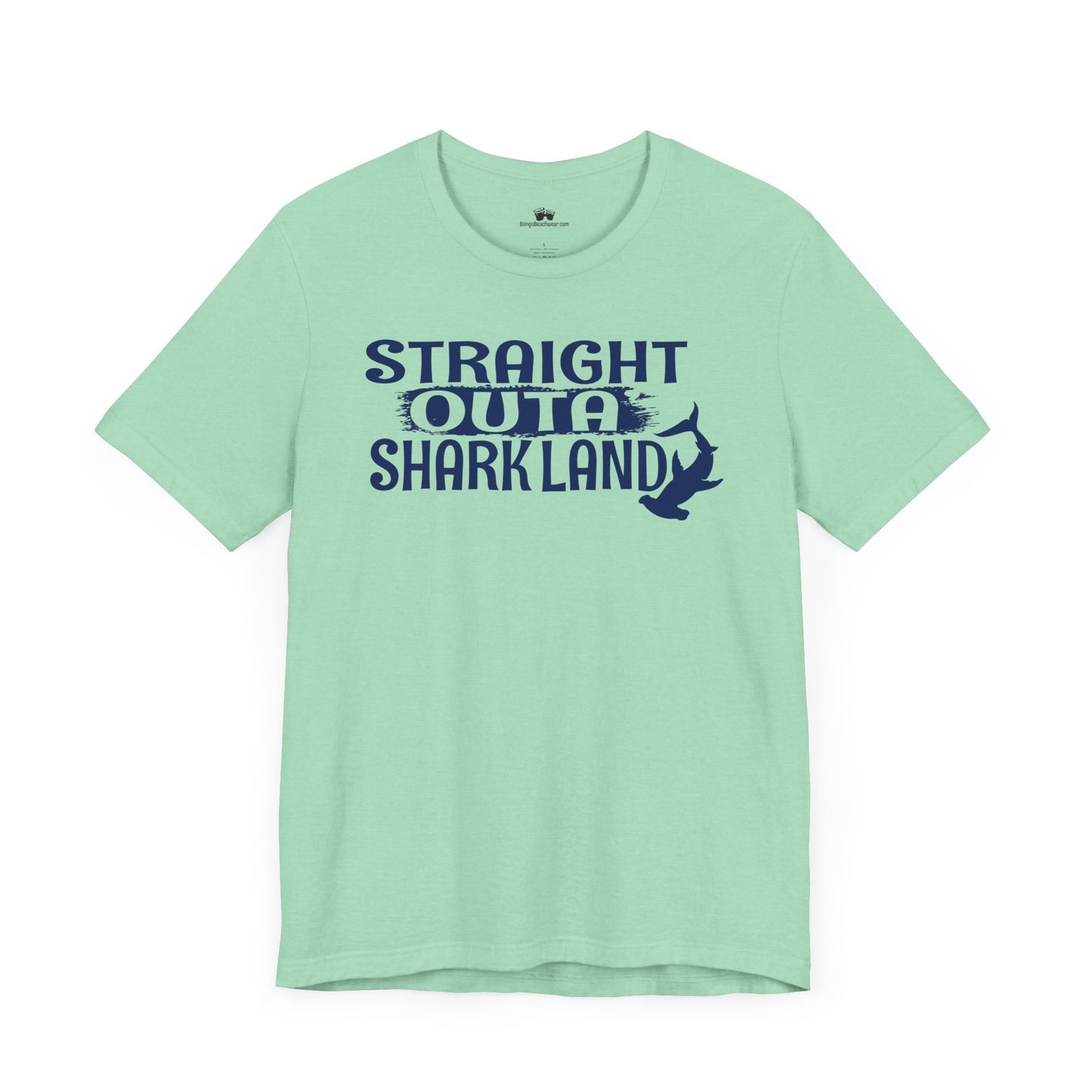 T-Shirts Beachy | Bella+Canvas | Straight Outa' Shark Land | T-Shirt