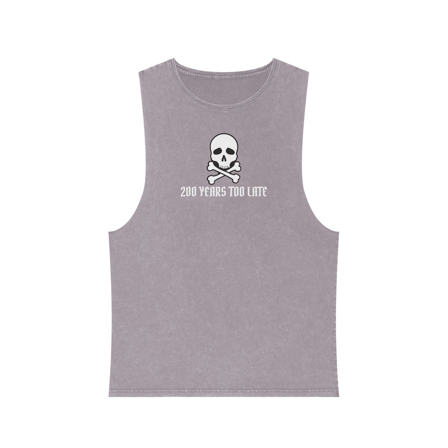 Jolly Roger Pirate - Unisex Stonewash Pirate Themed Tank Top 🏴‍☠️