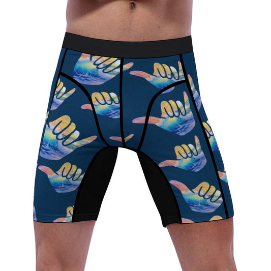 Shorts Men's Compression Shorts | Shaka Pattern