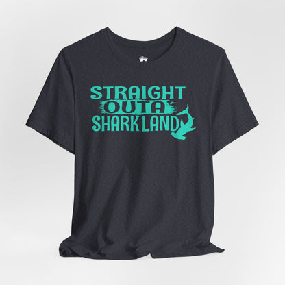 Beachy | Bella+Canvas | Straight Outa' Shark Land | T-Shirt