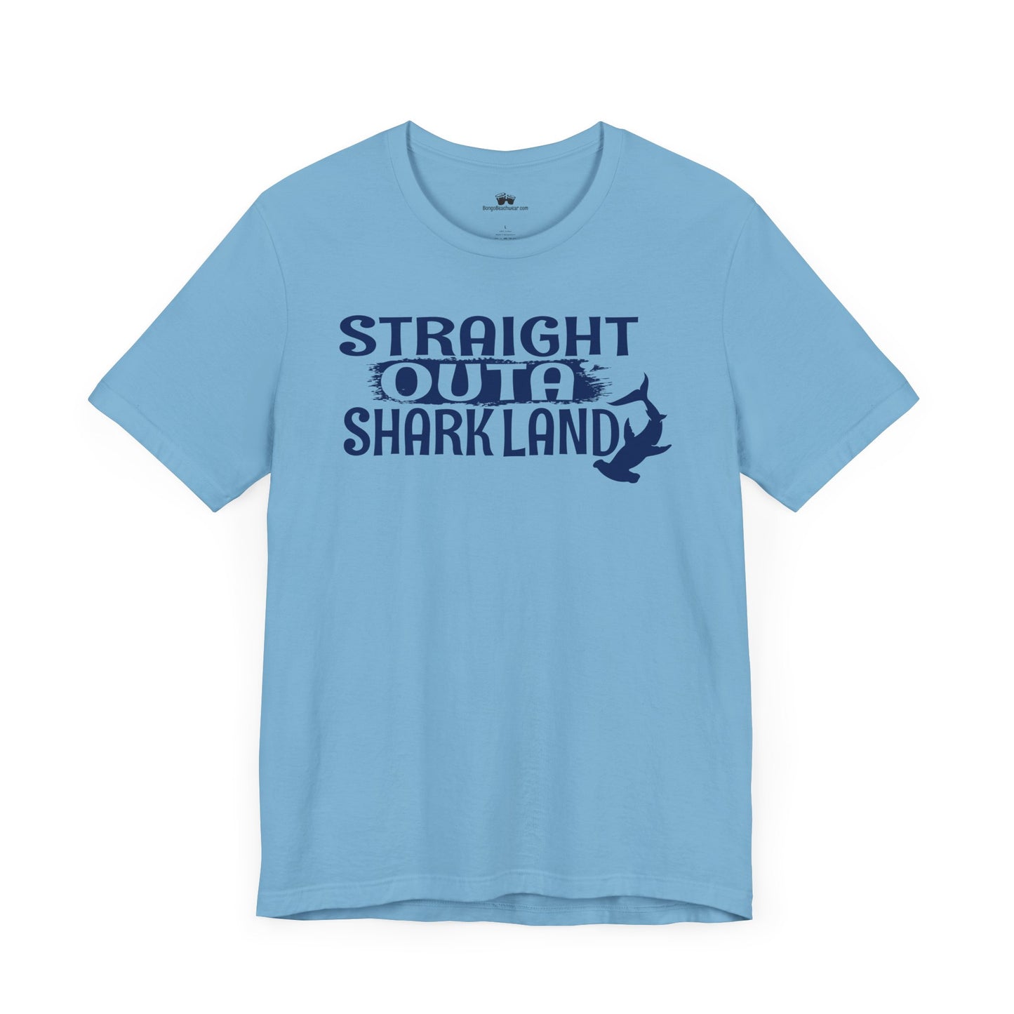 T-Shirts Beachy | Bella+Canvas | Straight Outa' Shark Land | T-Shirt