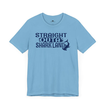 Beachy | Bella+Canvas | Straight Outa' Shark Land | T-Shirt