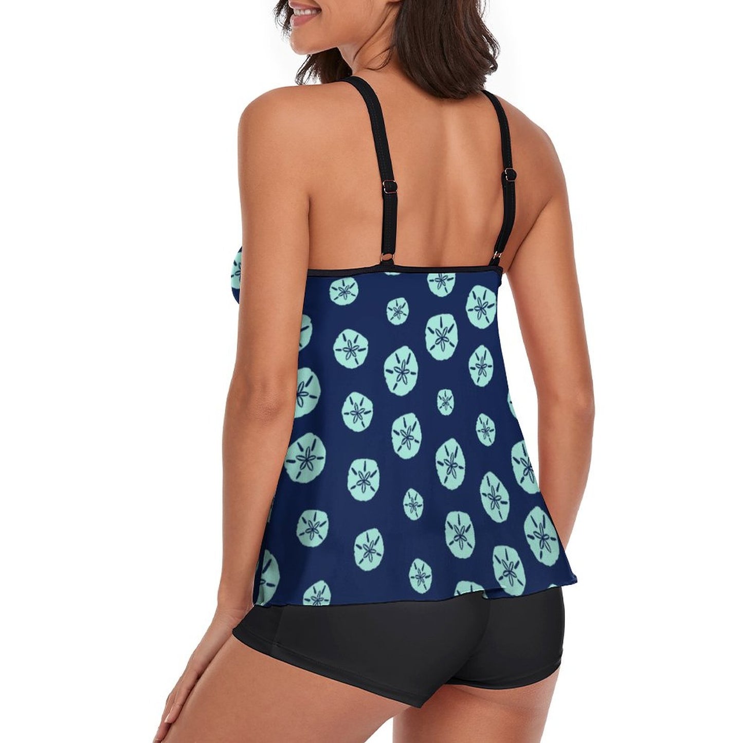 Tankini Two Piece Swimsuits | Sand Dollar Pattern